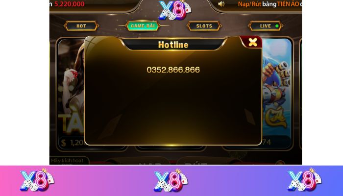 Liên hệ với nhà cái qua Hotline