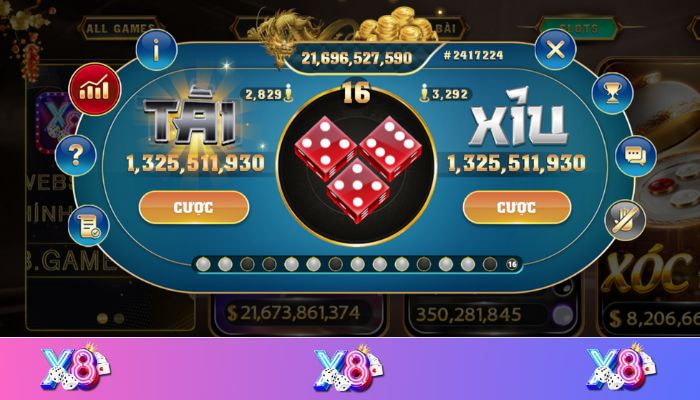 Khám phá thế giới tài xỉu tại X8 Club với các tựa game hấp dẫn