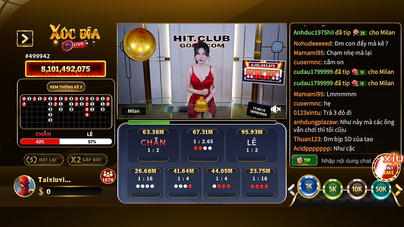 Casino online HD88 với giao diện đẹp mắt